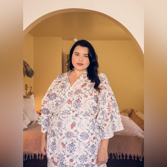 Oddbird Tops - Kardeş Şile Loungewear Separates - Lale Print 2X